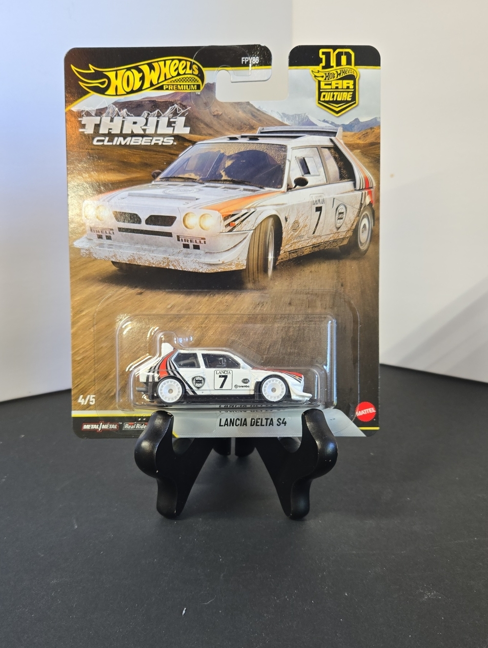 Hot Wheels Lancia Delta S4 Die-Cast Rally Car - White